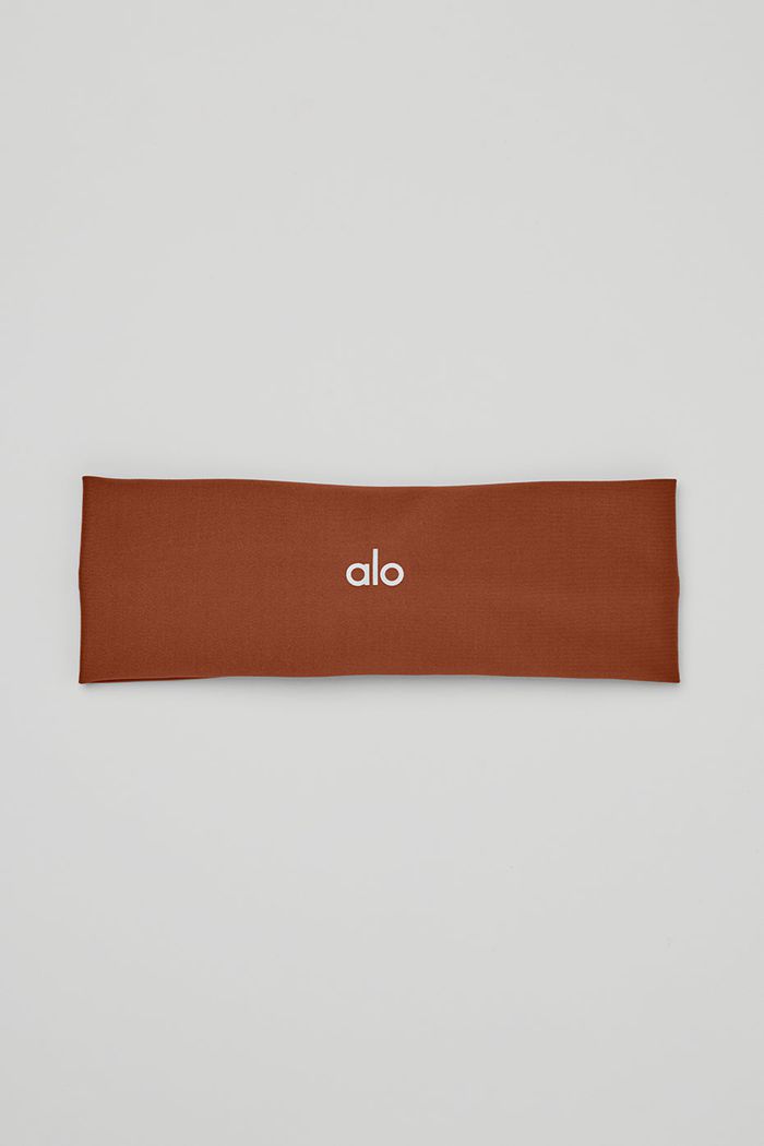 Alo Yoga Airlift Women's Headband Red | 38NZPSJTV