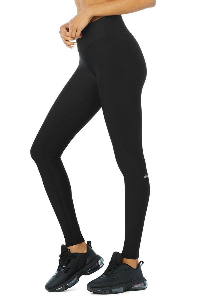 Alo Yoga Airlift Women's Leggings Black | 03LDGHVIN