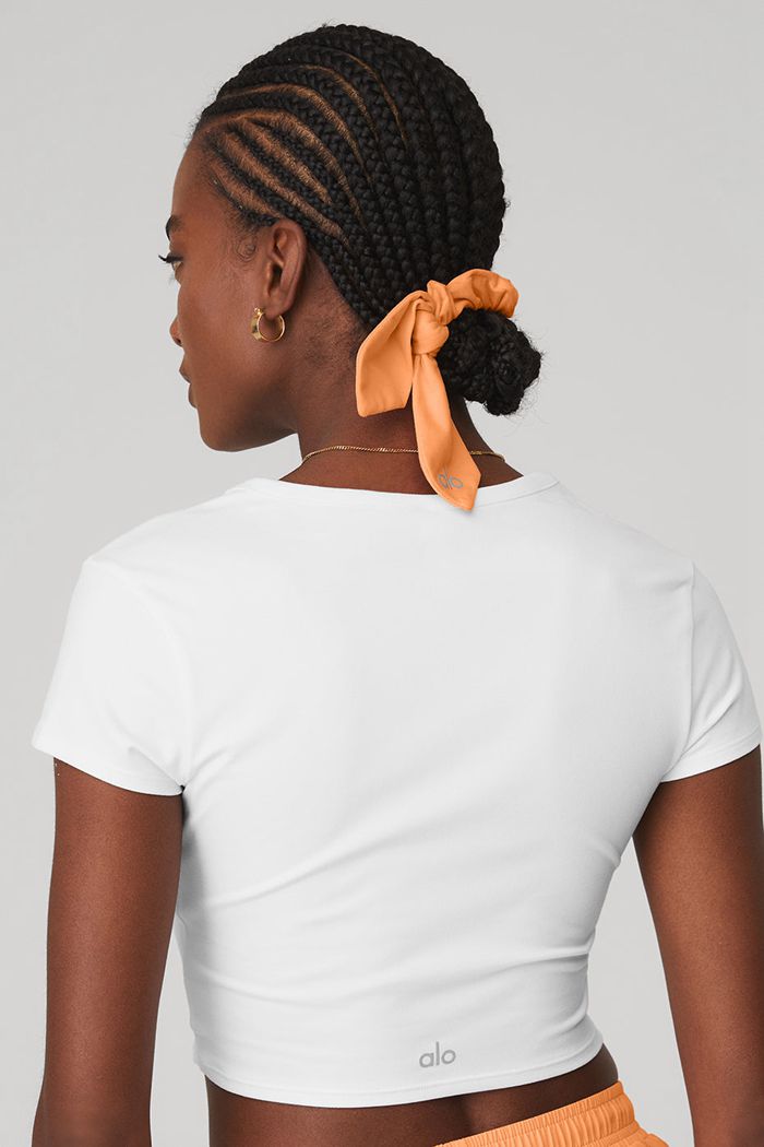 Alo Yoga Alosoft Rhythm Women's Scrunchie Orange | 36NIUEDJA