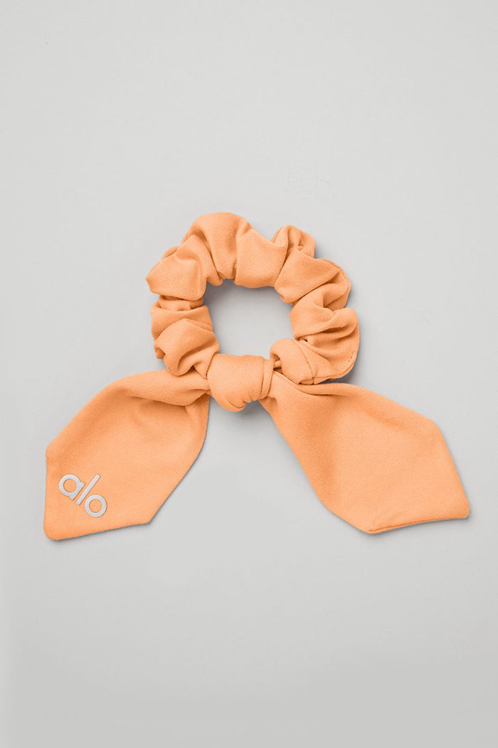 Alo Yoga Alosoft Rhythm Women\'s Scrunchie Orange | 36NIUEDJA