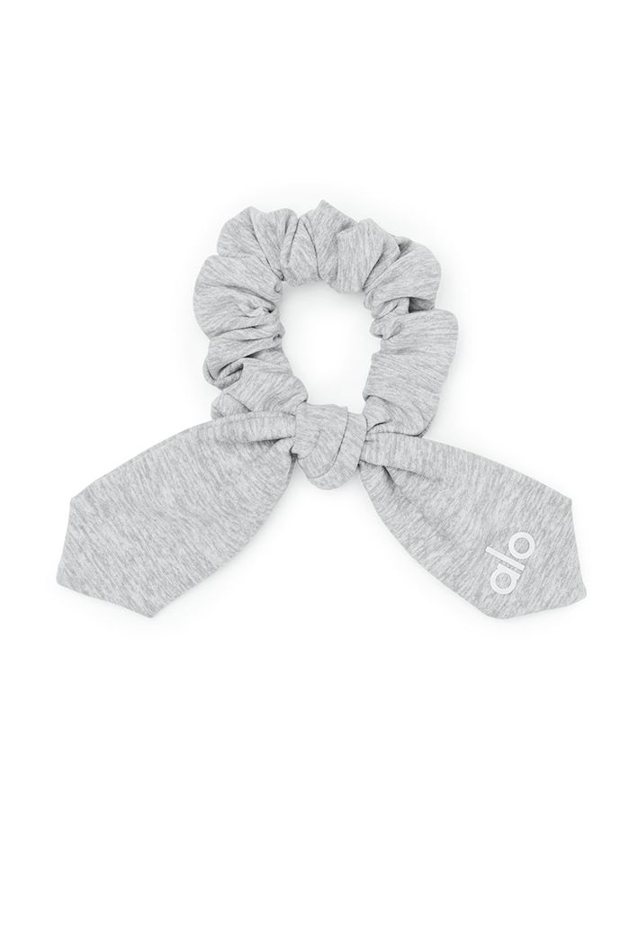 Alo Yoga Alosoft Rhythm Women\'s Scrunchie Grey | 81LAWSZBY