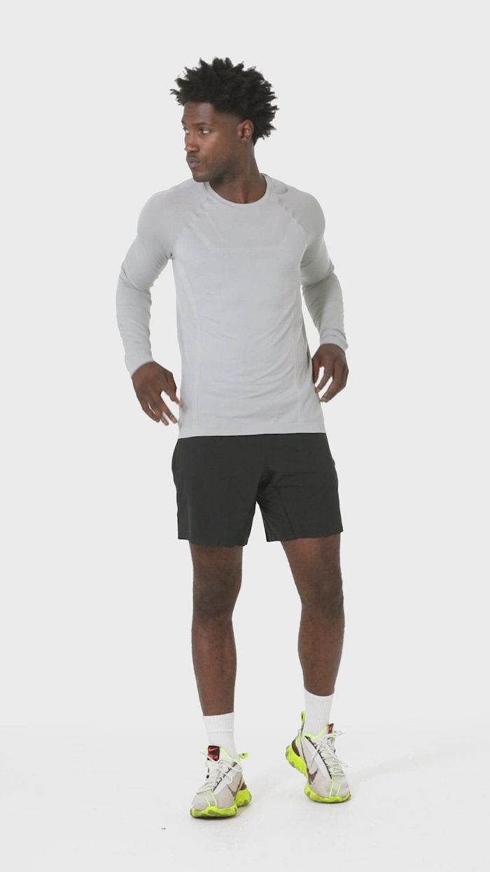 Alo Yoga Amplify Seamless Men's Long Sleeve Black | 36MVTUBRZ