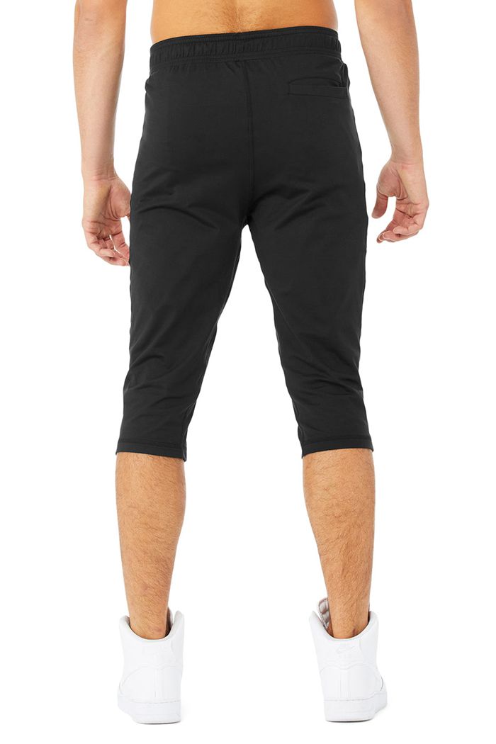 Alo Yoga Balance Capri Men's Pants Black | 94OEKLNVT