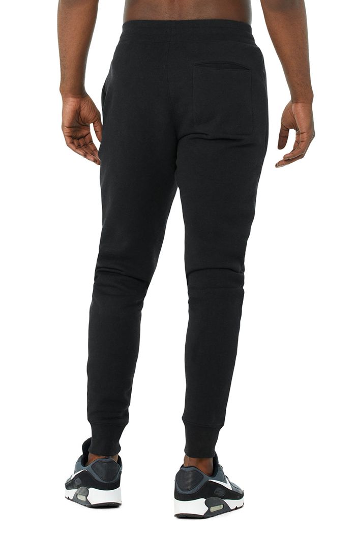 Alo Yoga Baseline Sweat Men's Pants Black | 01CKTENFV