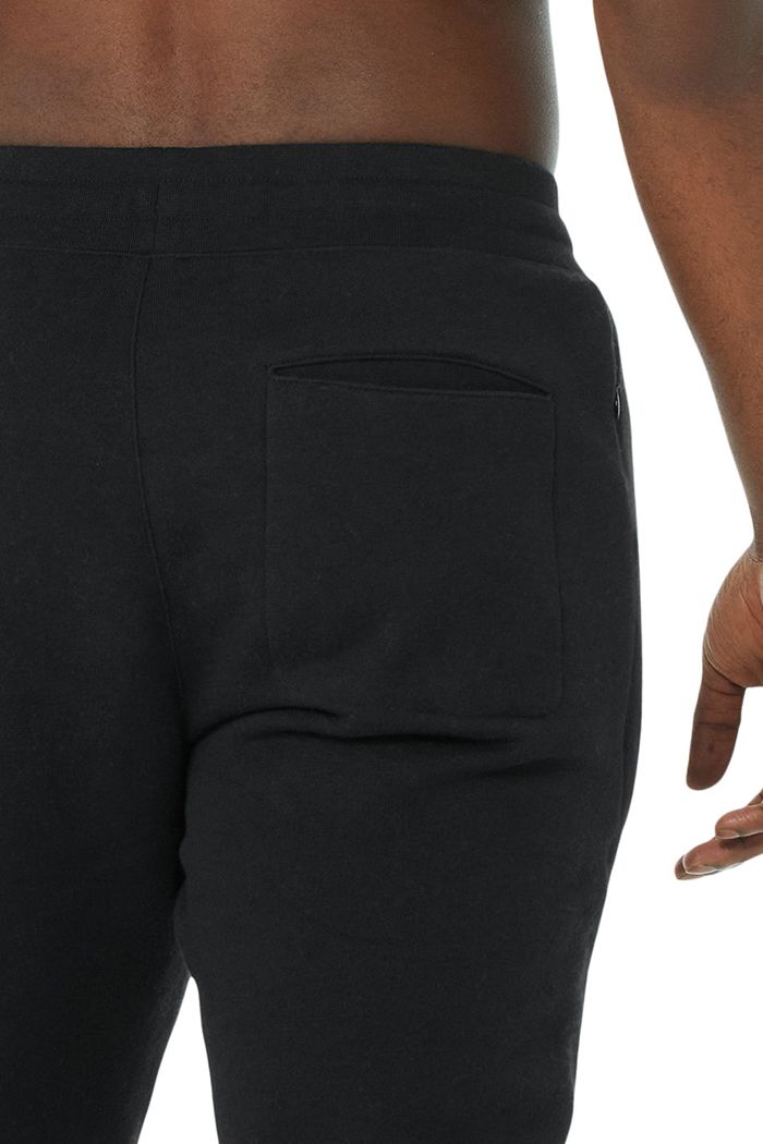 Alo Yoga Baseline Sweat Men's Pants Black | 01CKTENFV