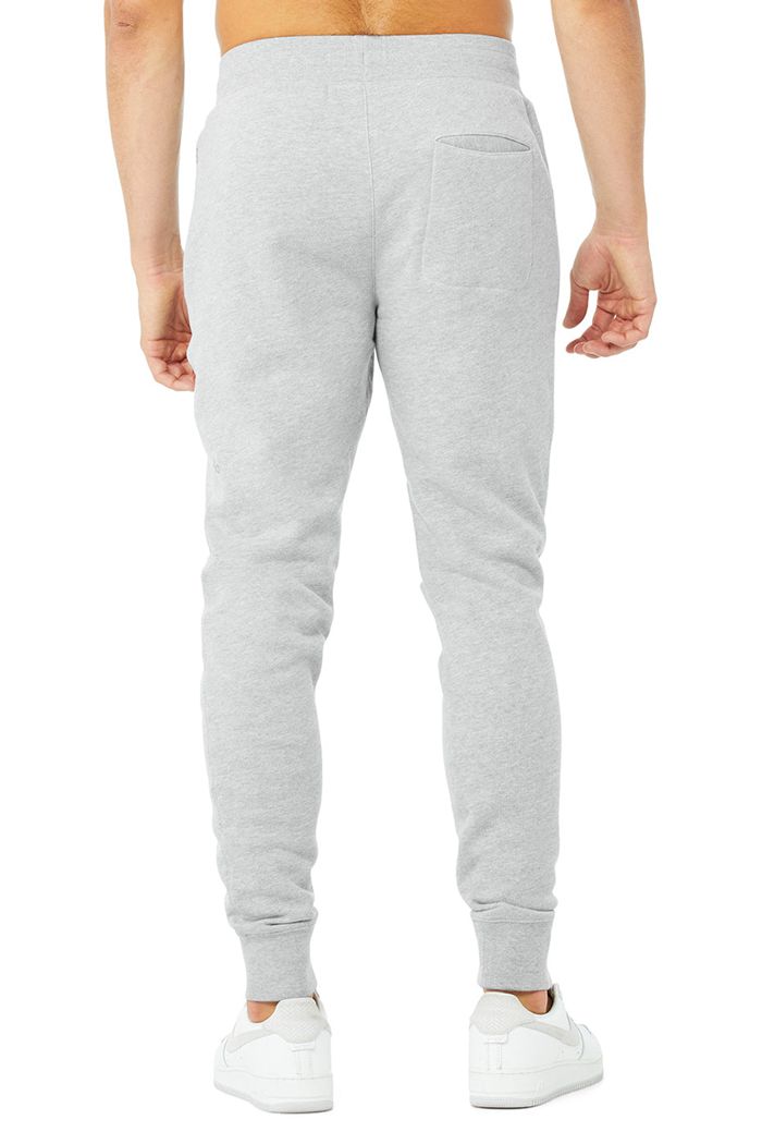 Alo Yoga Baseline Sweat Men's Pants Grey | 97DCVXGOM