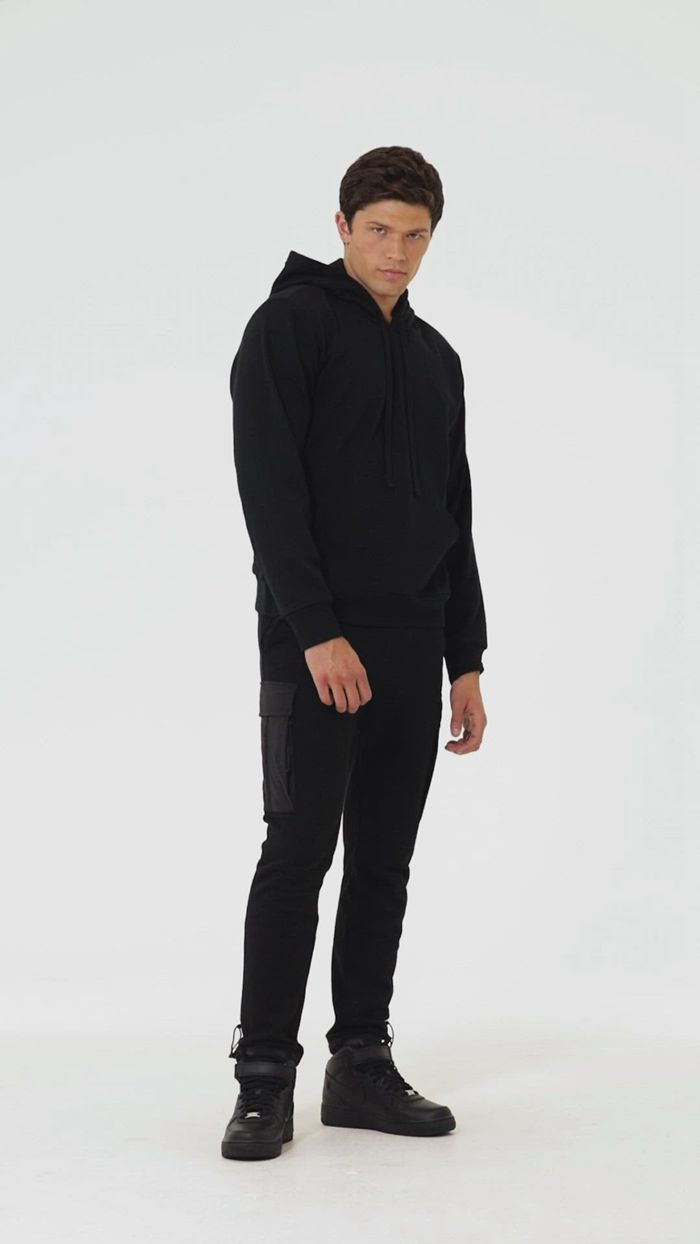 Alo Yoga Caliber Men's Hoodie Black | 68OENHBCX