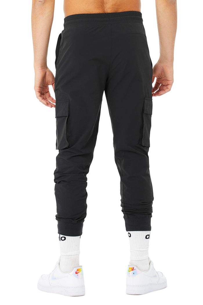 Alo Yoga Cargo Division Field Men's Pants Black | 56OHBQKLR