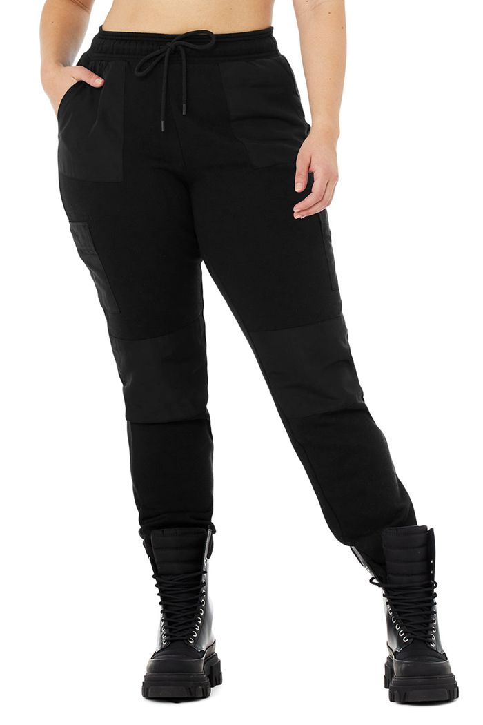 Alo Yoga Cargo Jogger Women's Pants Black | 23ORMICHU