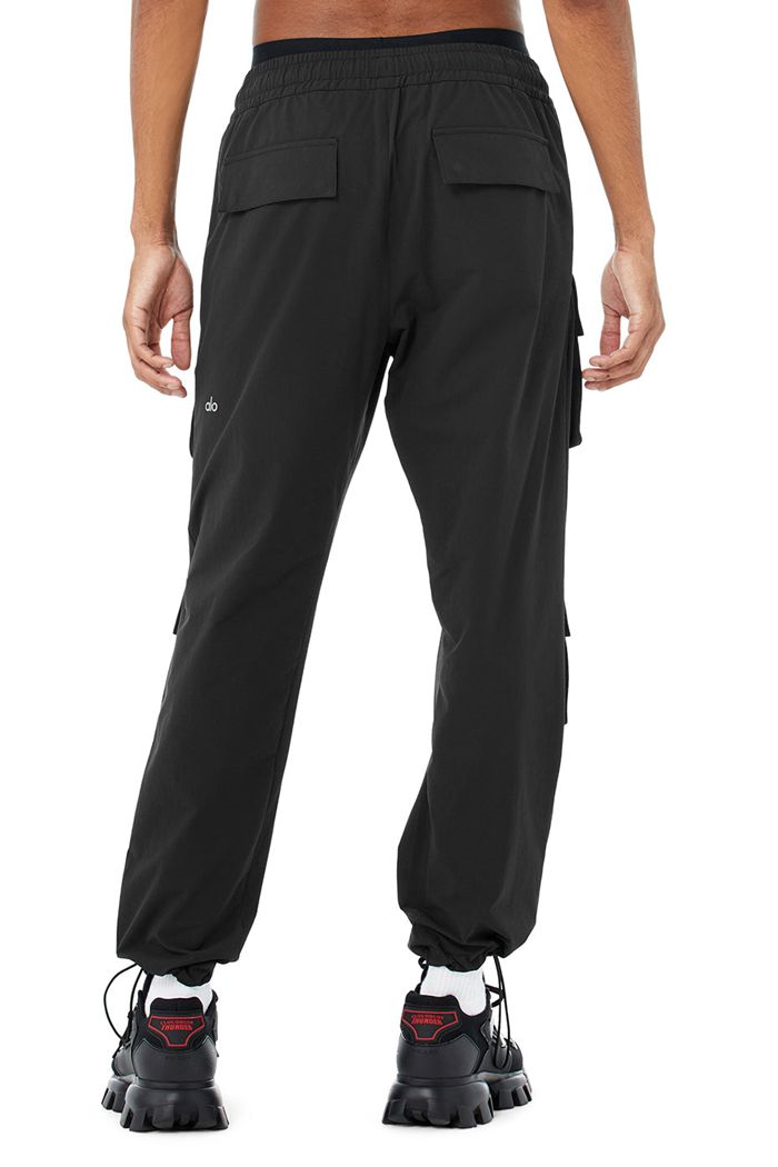 Alo Yoga Cargo Venture Men's Pants Black | 60VHKCDJL