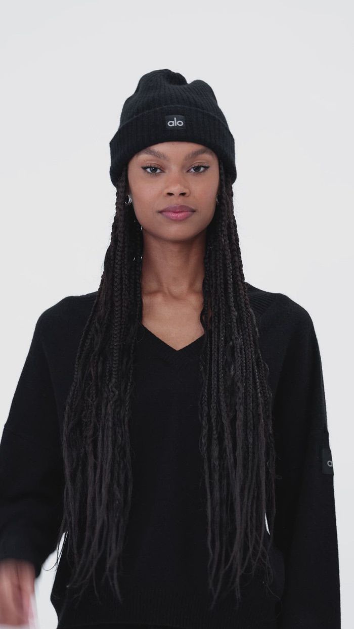 Alo Yoga Cashmere Women's Beanie Black | 29EWFXCYD