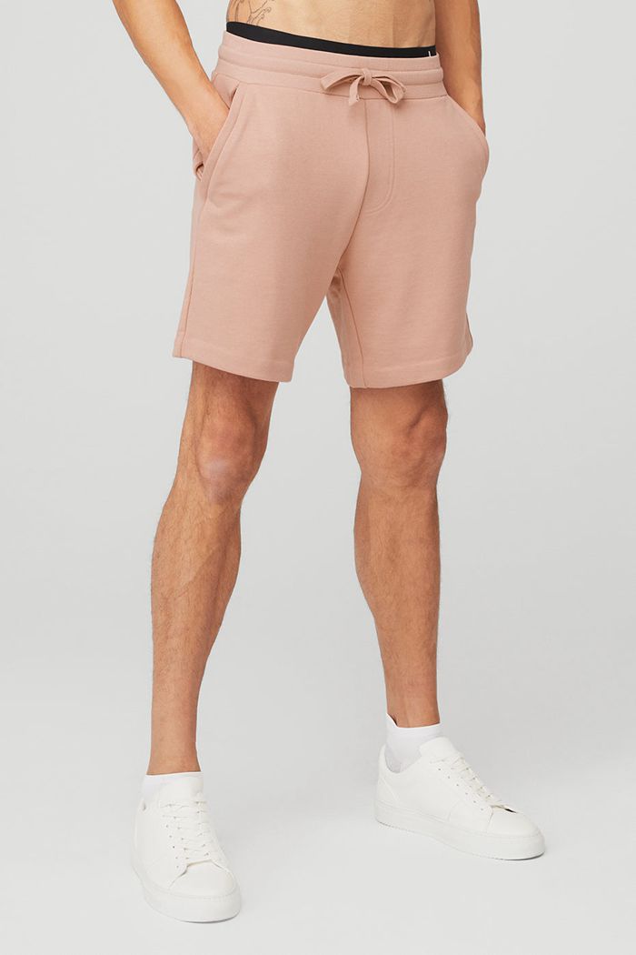 Alo Yoga Chill Men\'s Short Pink | 64YJAFKSG