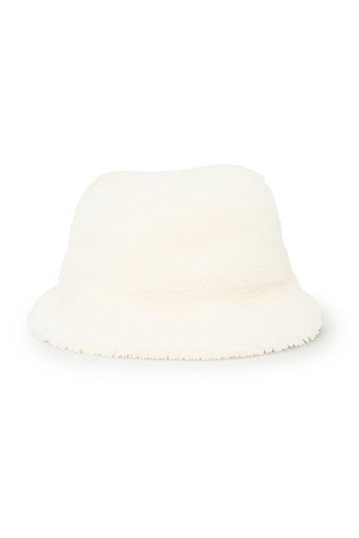 Alo Yoga Foxy Sherpa Bucket Women's Hats White | 80QJAXYSH