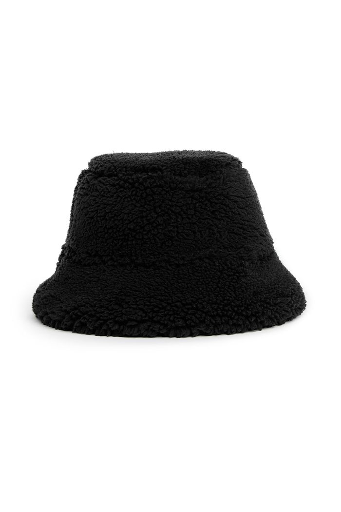 Alo Yoga Foxy Sherpa Bucket Women's Hats Black | 86QUHYMFG