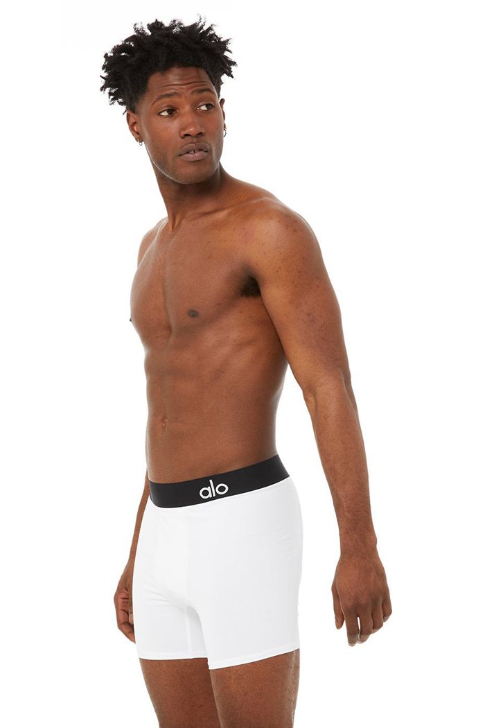 Alo Yoga Hero Underwear Men's Underwear White | 18IPCDENS