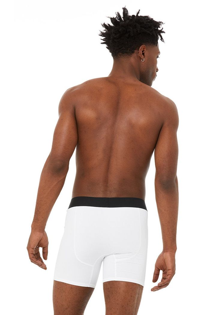 Alo Yoga Hero Underwear Men's Underwear White | 18IPCDENS