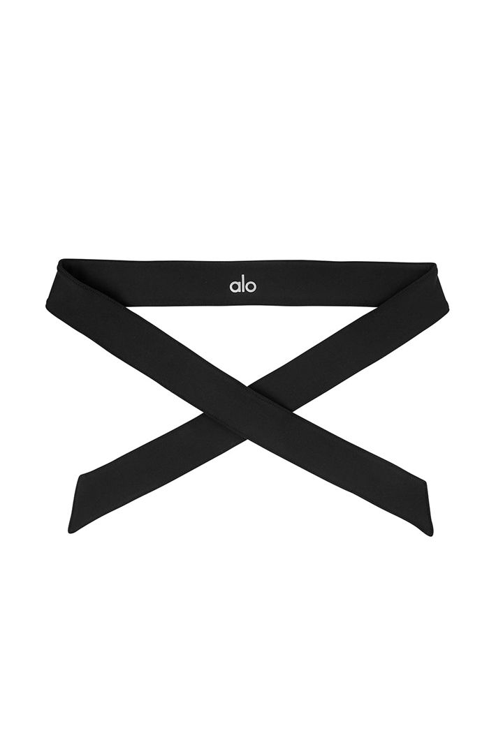 Alo Yoga Hero Women\'s Headband Black | 45PXBSJDL