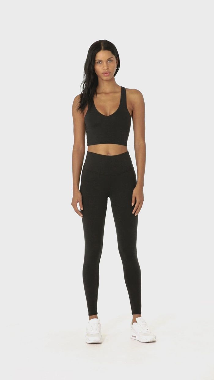 Alo Yoga High-Waist Airbrush Women's Leggings Black | 90RPBWAIX