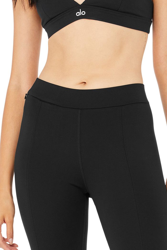 Alo Yoga High-Waist Classic Stirrup Women's Leggings Black | 18JENDZLF