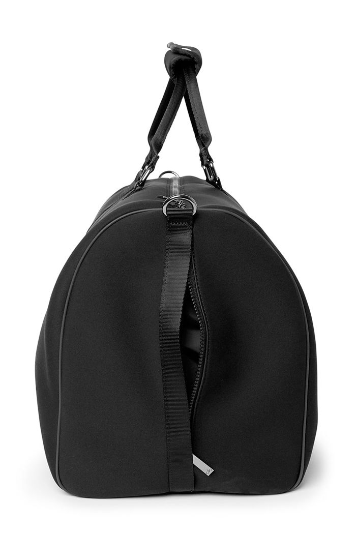 Alo Yoga Large Traverse Duffle Men's Bags Black | 17HUAYSBE