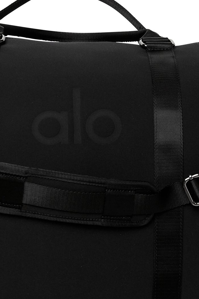 Alo Yoga Large Traverse Duffle Men's Bags Black | 17HUAYSBE