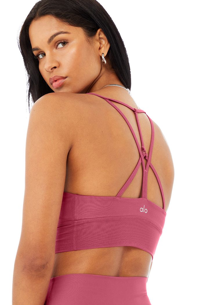 Alo Yoga Lavish Women's Bras Purple | 06BUZPOLY