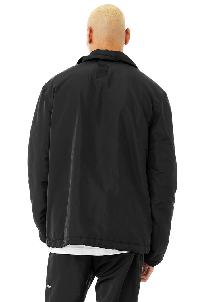 Alo Yoga Legend Men's Jackets Black | 01OLPQHZX