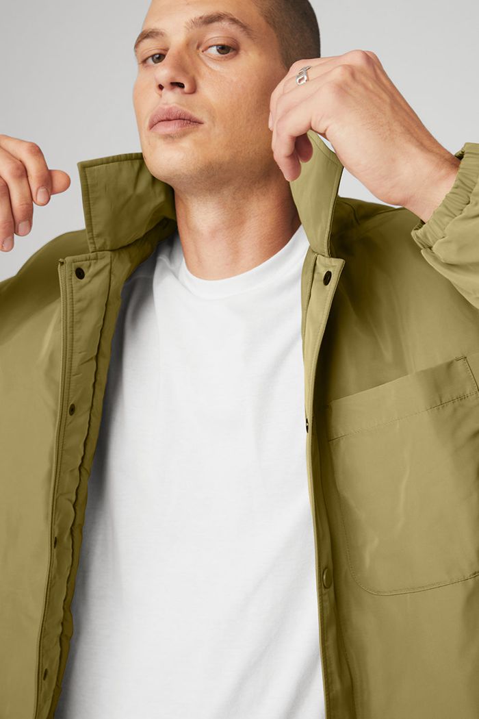 Alo Yoga Legend Men's Jackets Green | 40NOGZQVU