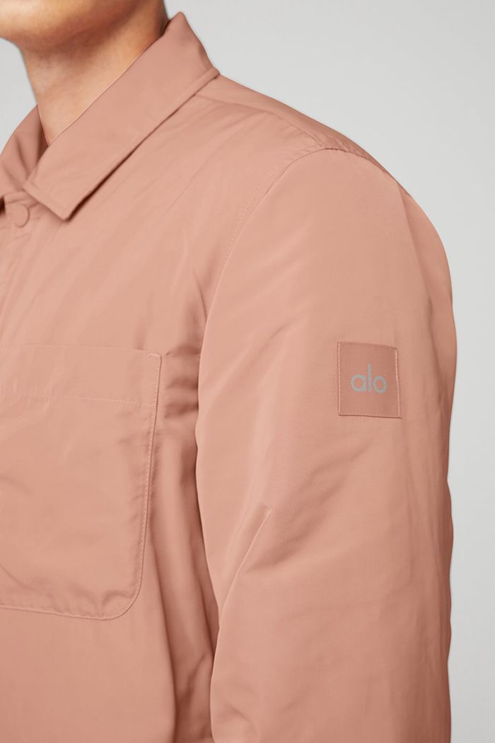 Alo Yoga Legend Men's Jackets Pink | 52LVHUQMT