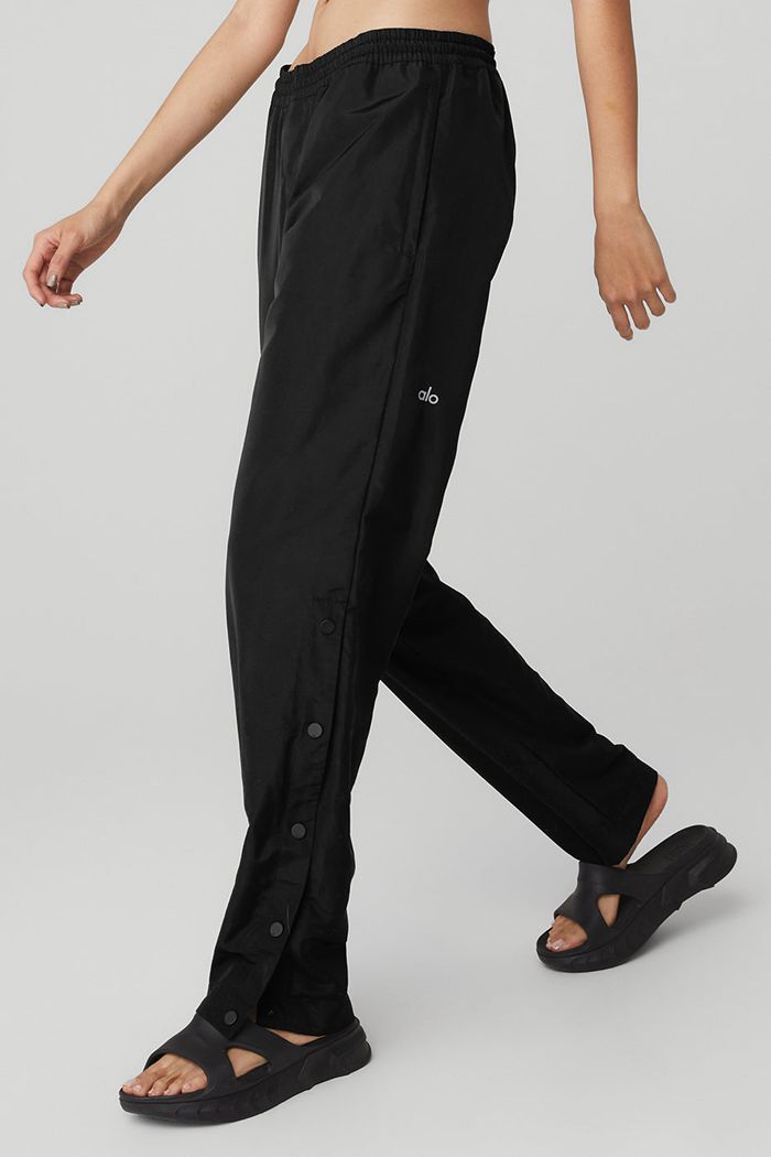 Alo Yoga Legend Snap Women's Pants Black | 89ZTCRAPY