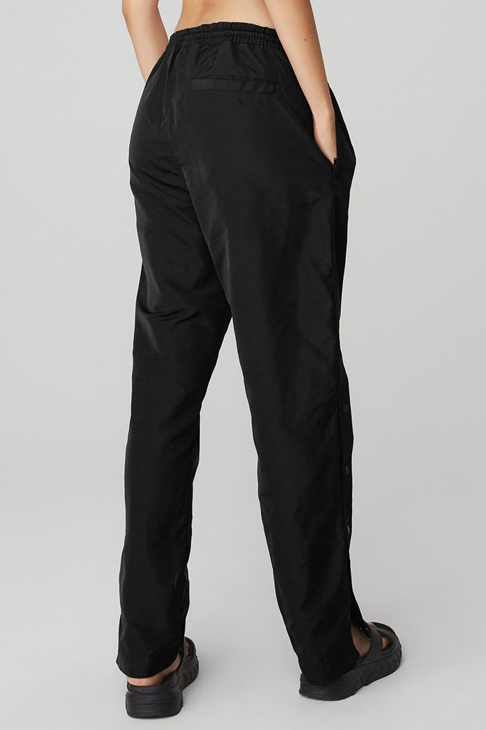 Alo Yoga Legend Snap Women's Pants Black | 89ZTCRAPY