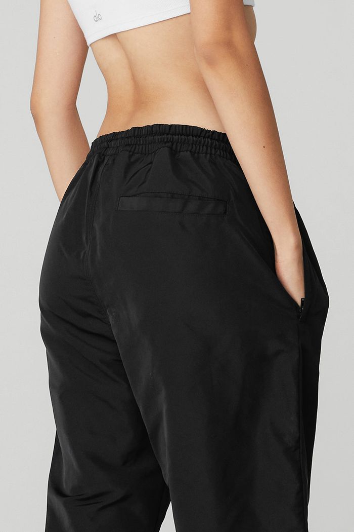 Alo Yoga Legend Snap Women's Pants Black | 89ZTCRAPY