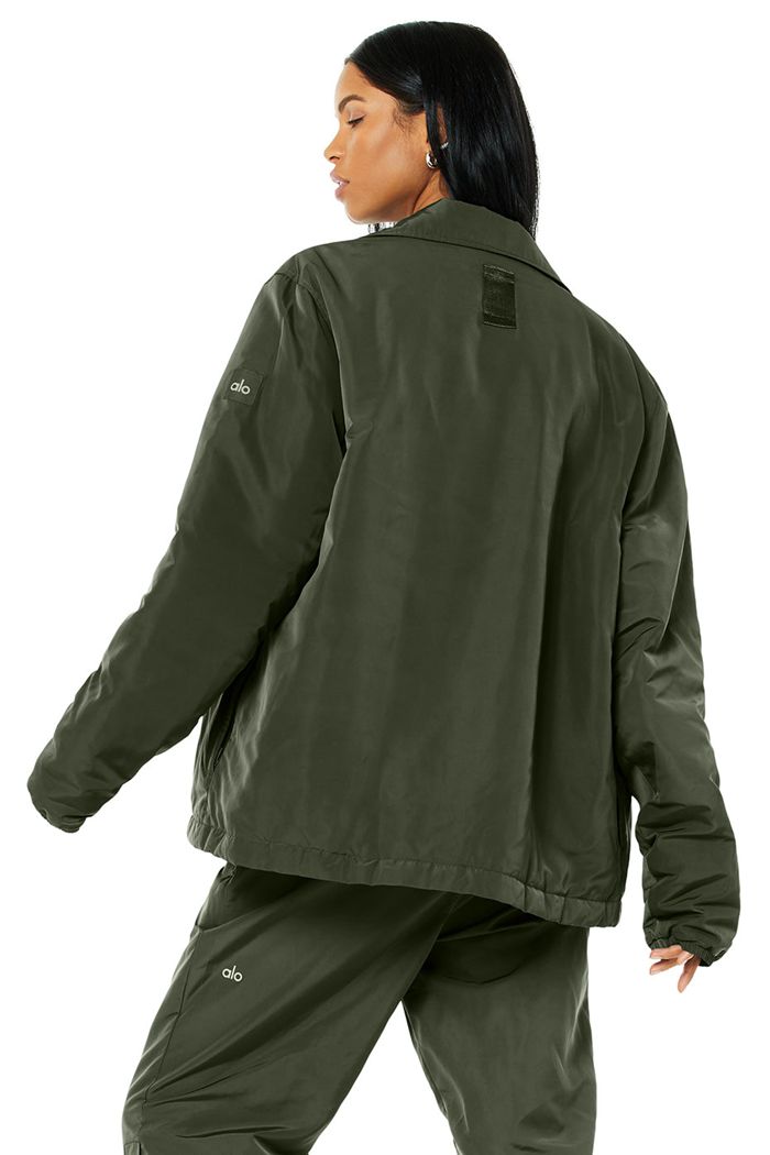 Alo Yoga Legend Women's Jackets Dark Green | 04XIYGBSD