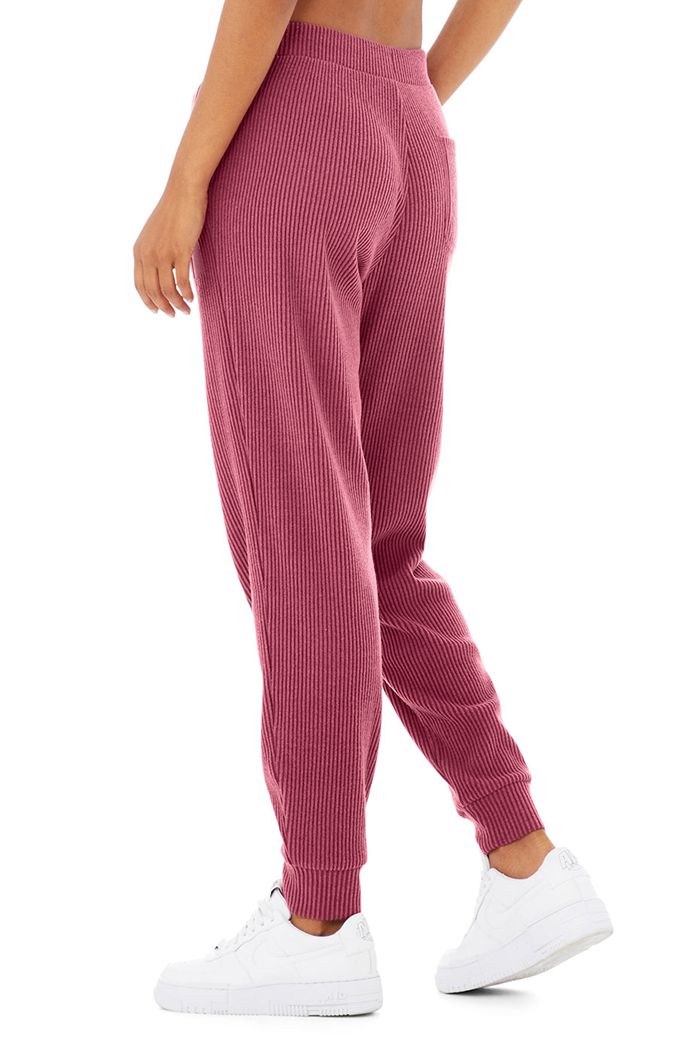 Alo Yoga Muse Sweat Women's Pants Purple | 04QWIHXBD