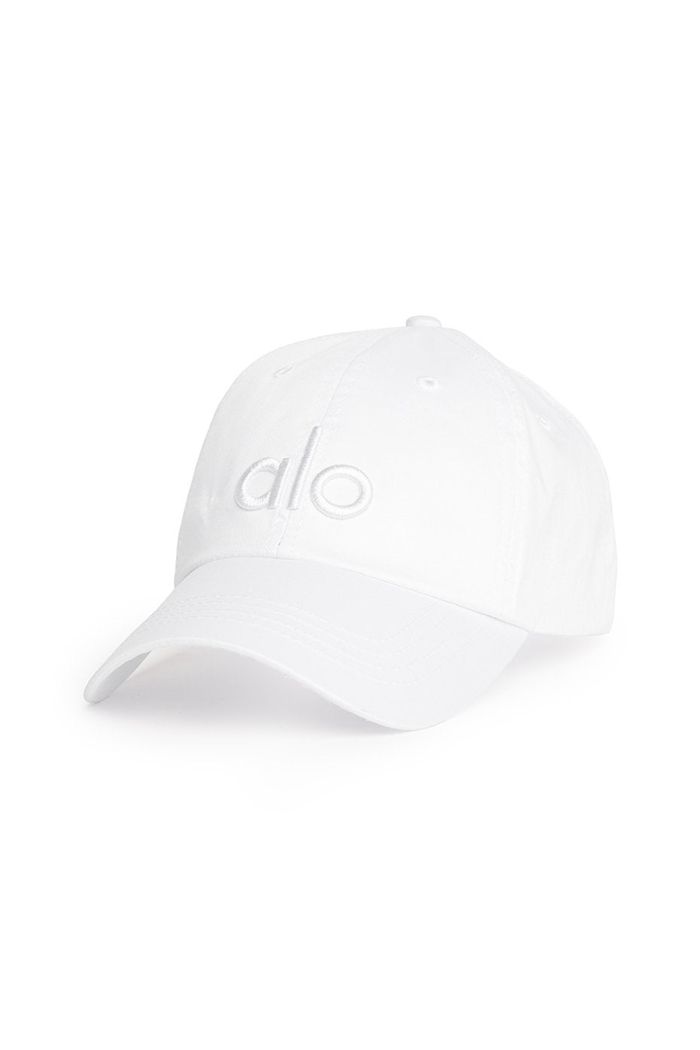 Alo Yoga Off-Duty Men\'s Cap White | 19QBSUHRZ