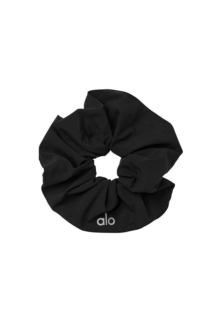 Alo Yoga Oversized Women\'s Scrunchie Black | 39KUFXLPH