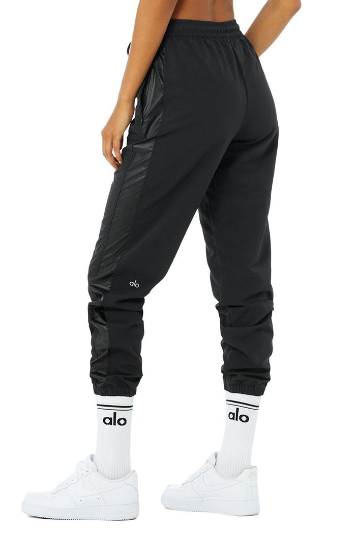 Alo Yoga Remix Women's Pants Black | 47LAGHVXY