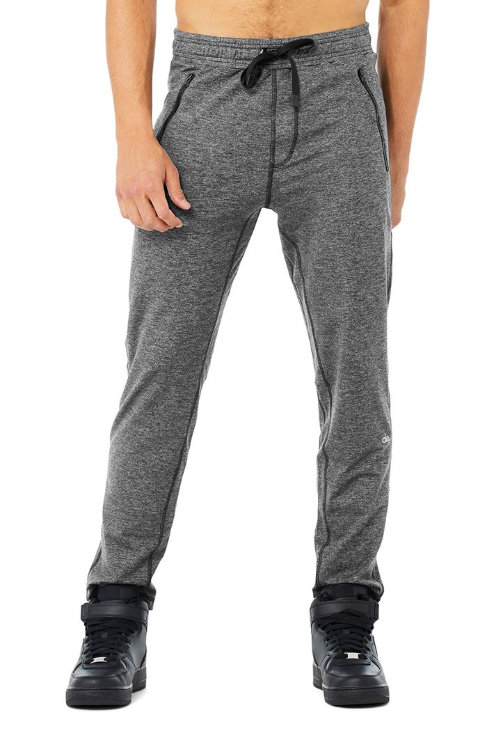 Alo Yoga Renew Lounge Men\'s Pants Grey | 59PFEYIAZ