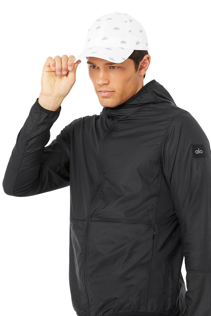 Alo Yoga Repeat Running Men's Jackets Black | 26TBSJOPA