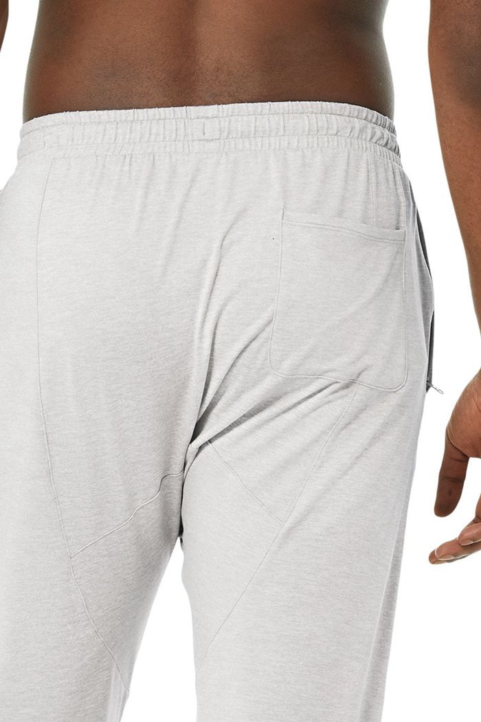 Alo Yoga Revitalize Men's Pants Grey | 05CEPZRMS