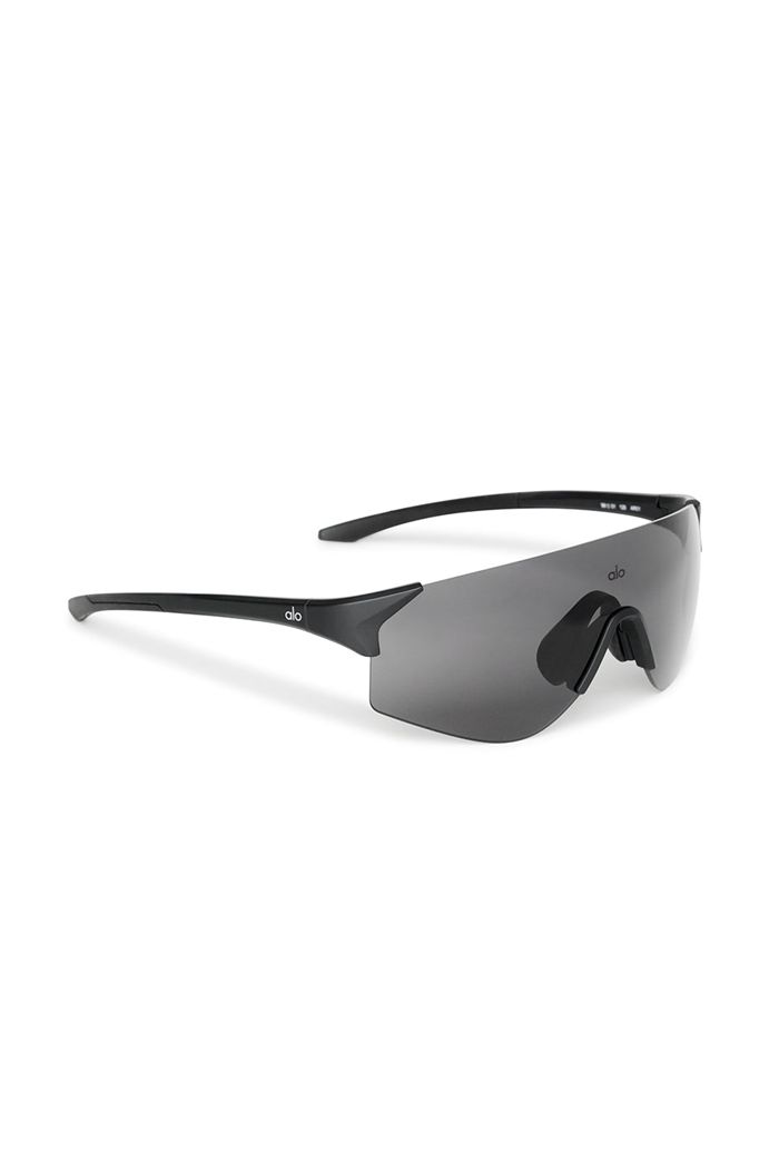 Alo Yoga Speed Women's Sunglasses Black | 43NKUQGSI