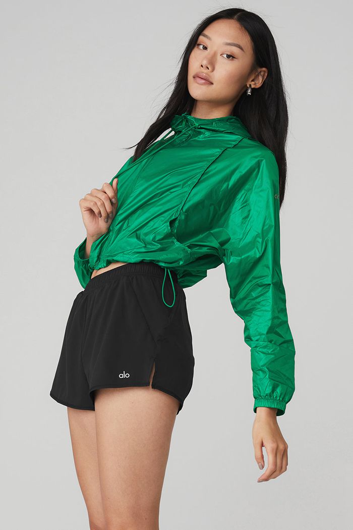 Alo Yoga Sprinter Women's Jackets Green Turquoise | 94HDBYCTM