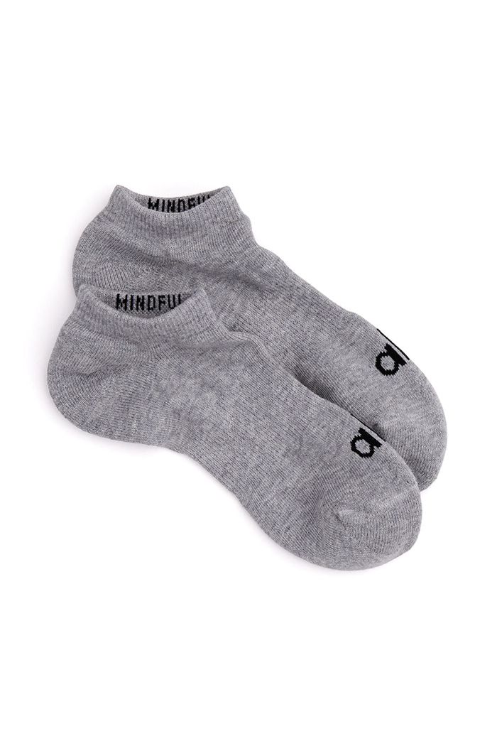 Alo Yoga Street Men\'s Socks Grey Black | 82RADYMEJ