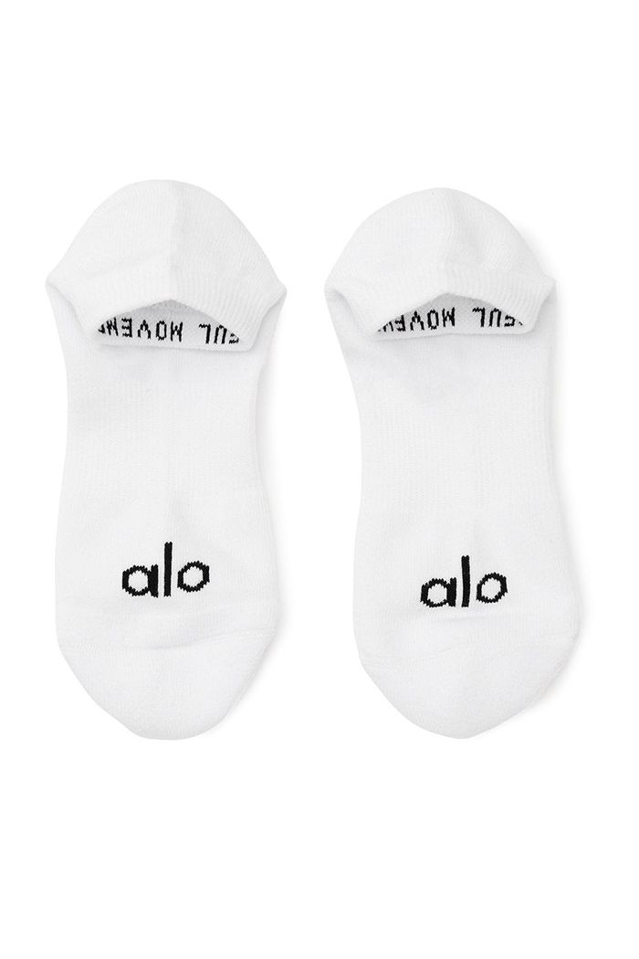 Alo Yoga Street Men\'s Socks White | 37ELBJYRN