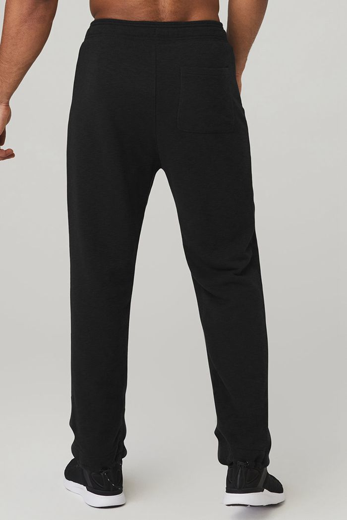 Alo Yoga The Qualifier Men's Pants Black | 83RQAWYVO