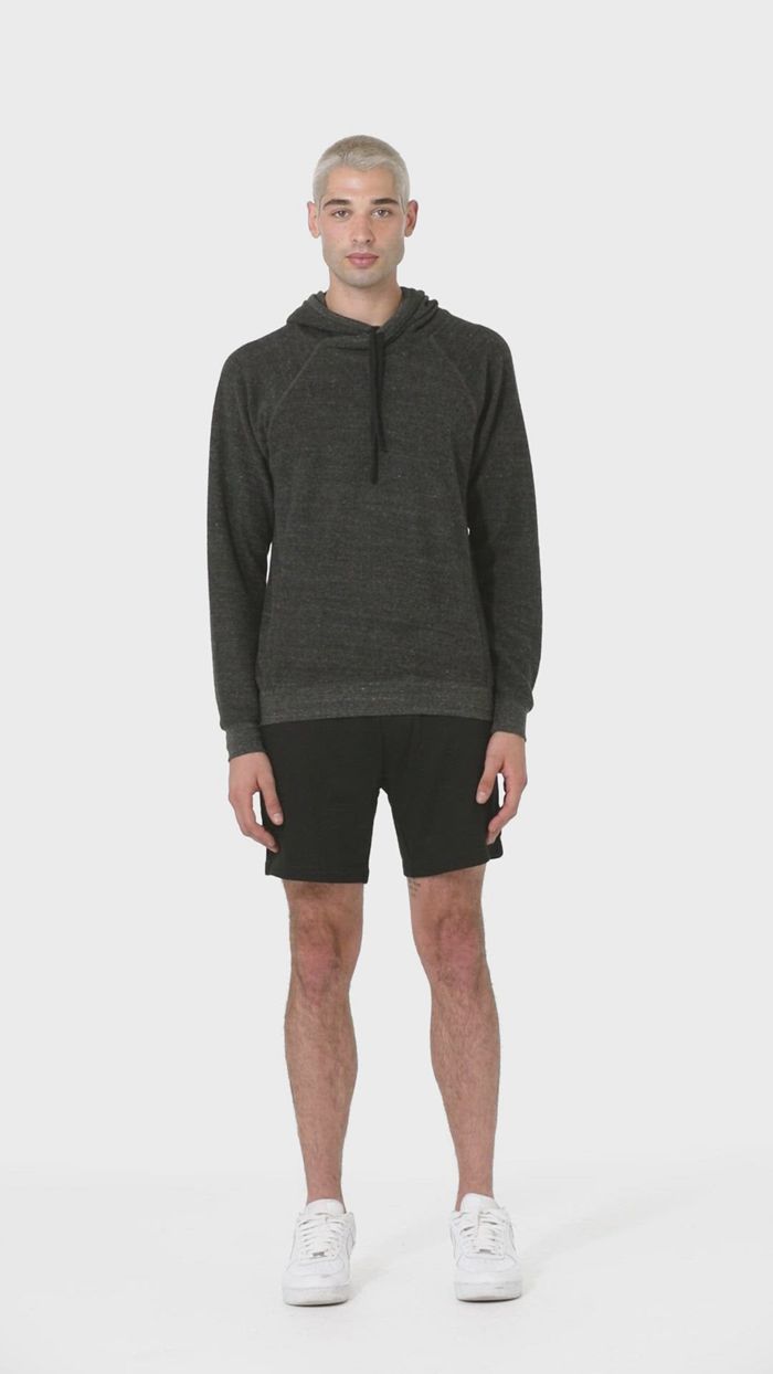 Alo Yoga Triumph Men's Hoodie Black | 52JDAFMOH