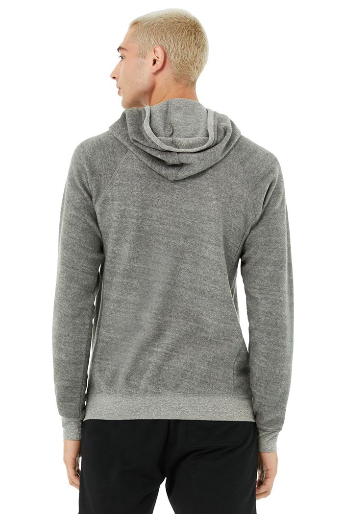 Alo Yoga Triumph Men's Hoodie Grey | 86ZFPXLOT