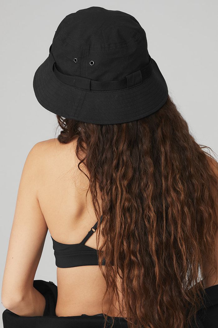 Alo Yoga Undeniable Bucket Women's Hats Black | 28WCJUQAF