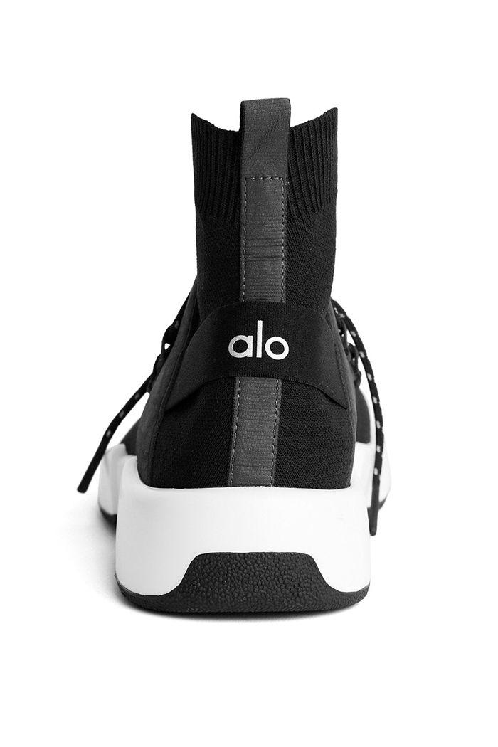 Alo Yoga Wanderer Sneaker Women's Shoes Black | 92LOZEHIX